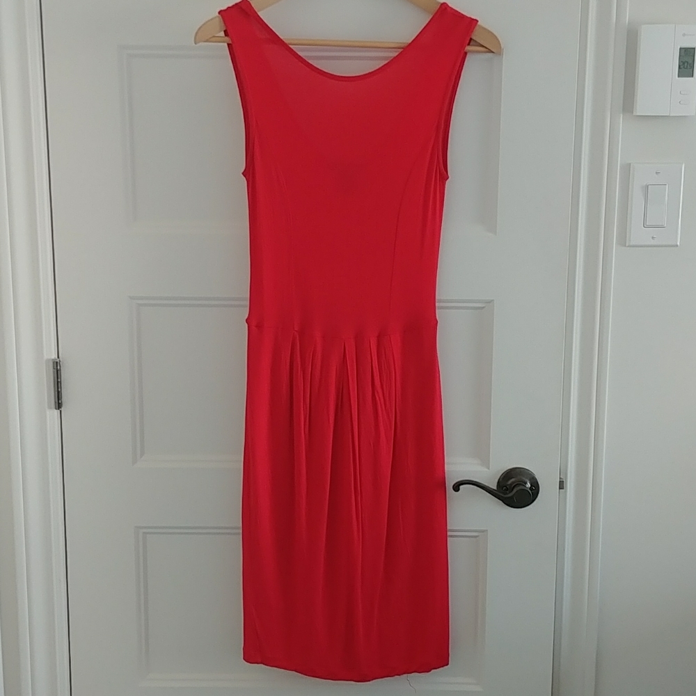 2 for 15$ Mango red dress size 4 scoop back